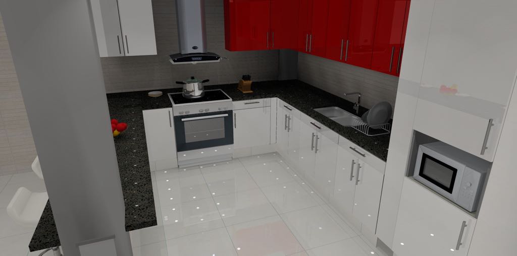 Render Cocina Integral Atizapán de Zaragoza