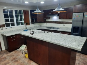 Barra de granito blanco dallas