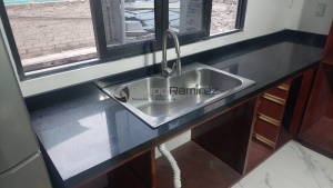 Cubierta de Granito Negro San Gabriel instalada en Iztapalapa