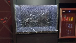 Cubierta con lambrines Granito Negro Americano