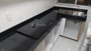 Cubierta de granito negro San Gabriel en Iztapalapa