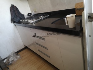Cocina integral perfil aluminio Cubierta de granito