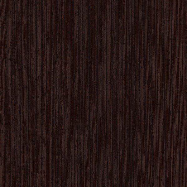 MDF Wengue - Tono marrón cálido con un patrón de vetas lineales.
MDF Wengue
