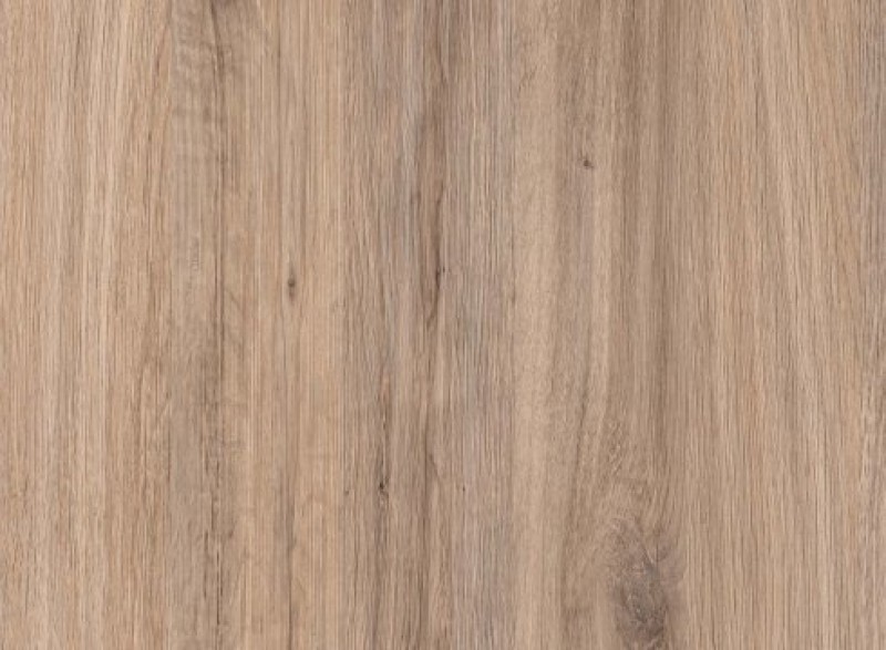 MDF Roble Santana - Juego de vetas lineales en color marrón, beige y algunos cenizos. MDF Roble Santana